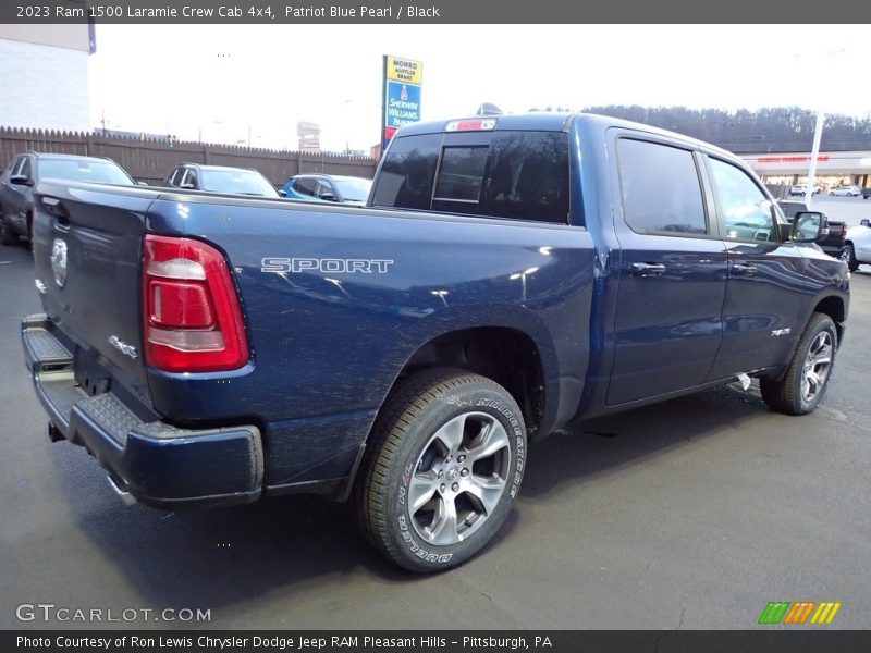 Patriot Blue Pearl / Black 2023 Ram 1500 Laramie Crew Cab 4x4