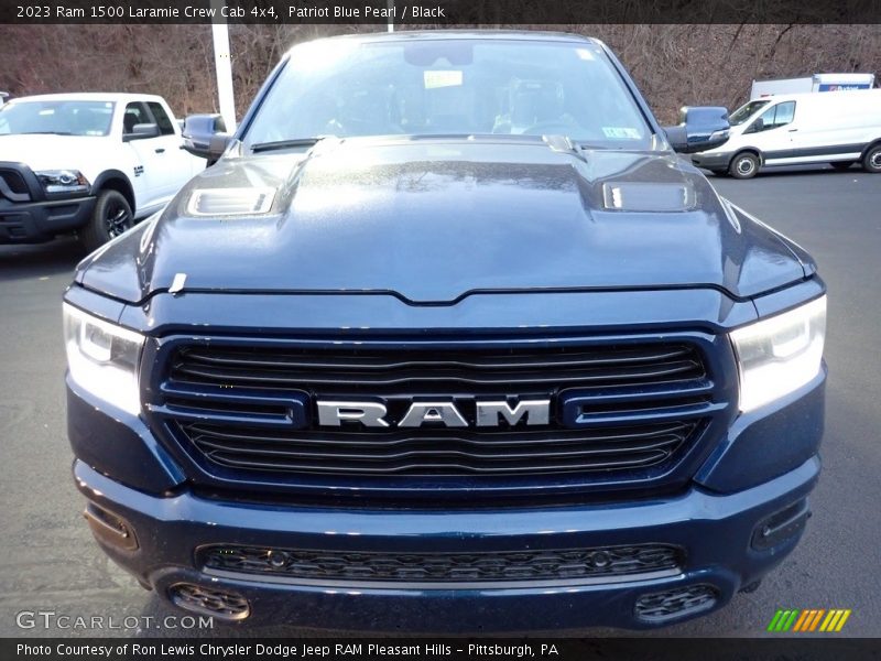 Patriot Blue Pearl / Black 2023 Ram 1500 Laramie Crew Cab 4x4