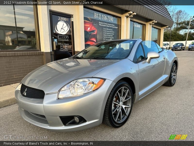 Quick Silver / Dark Charcoal 2012 Mitsubishi Eclipse Spyder GS Sport