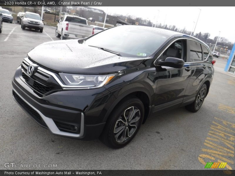 Crystal Black Pearl / Gray 2020 Honda CR-V EX-L AWD