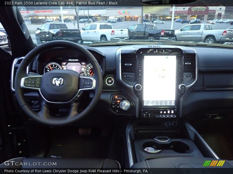 Dashboard of 2023 1500 Laramie Crew Cab 4x4