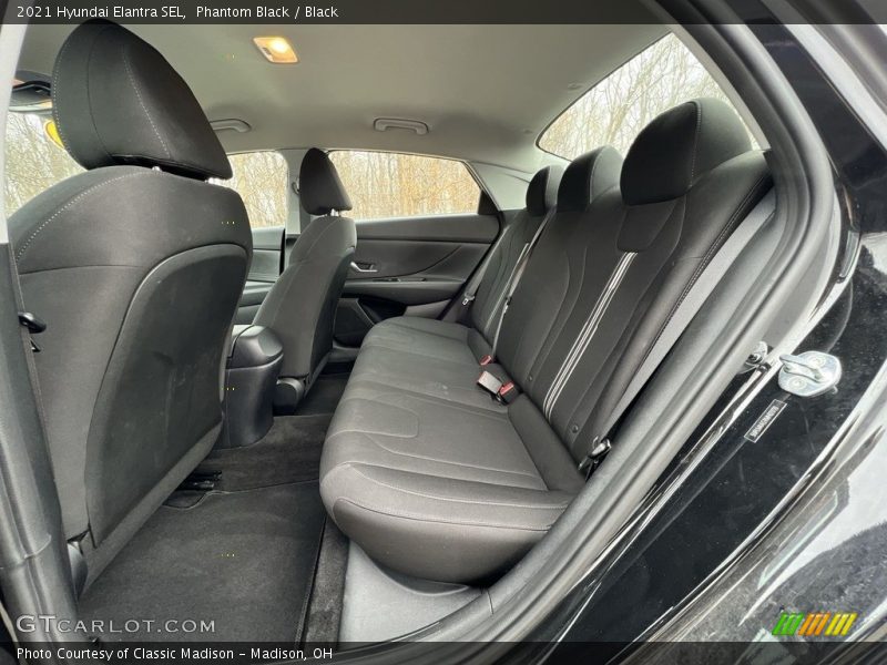 Rear Seat of 2021 Elantra SEL