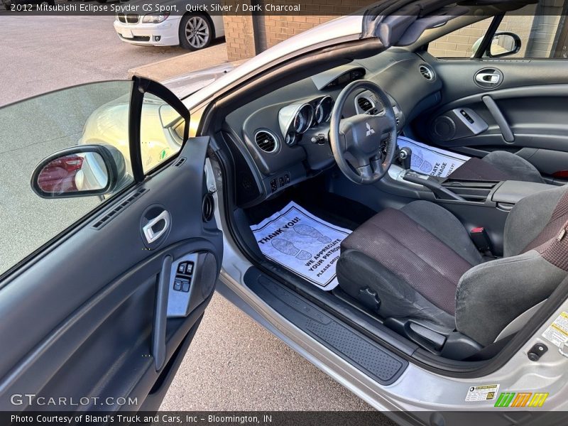 Quick Silver / Dark Charcoal 2012 Mitsubishi Eclipse Spyder GS Sport