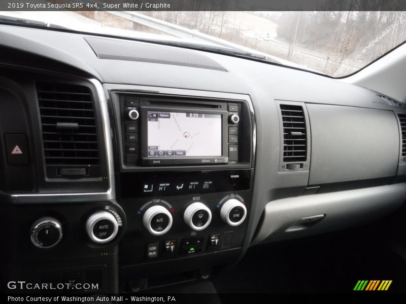 Super White / Graphite 2019 Toyota Sequoia SR5 4x4