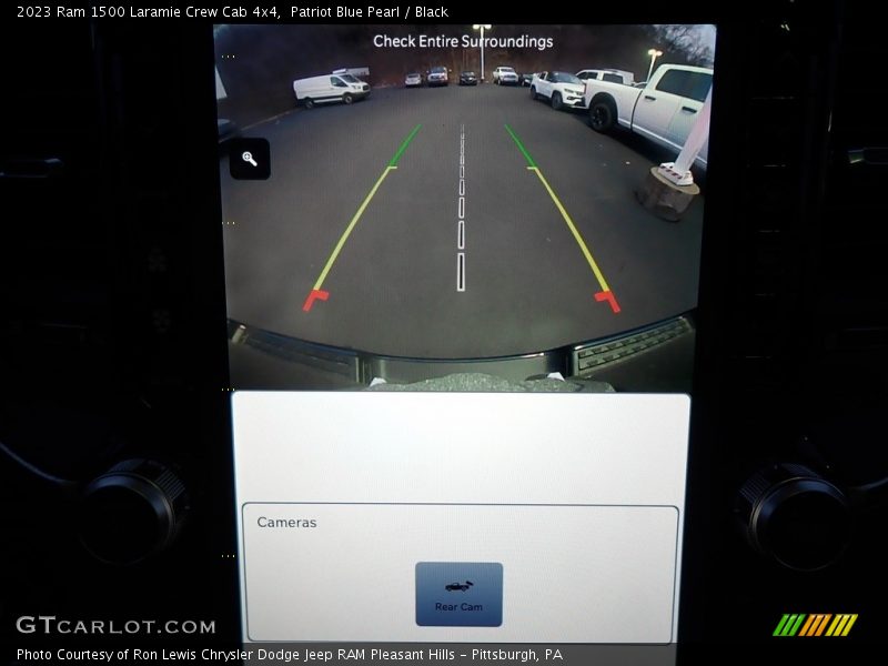 Patriot Blue Pearl / Black 2023 Ram 1500 Laramie Crew Cab 4x4