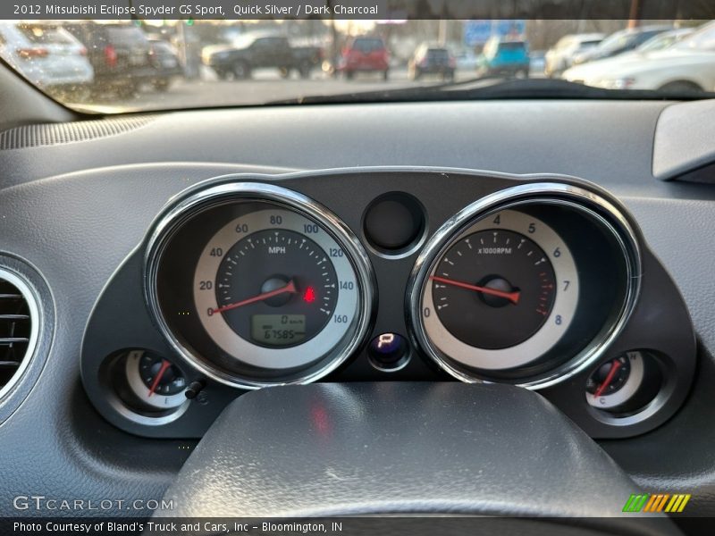 Quick Silver / Dark Charcoal 2012 Mitsubishi Eclipse Spyder GS Sport