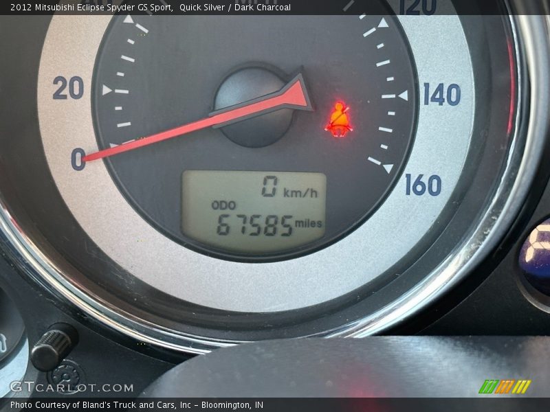 Quick Silver / Dark Charcoal 2012 Mitsubishi Eclipse Spyder GS Sport