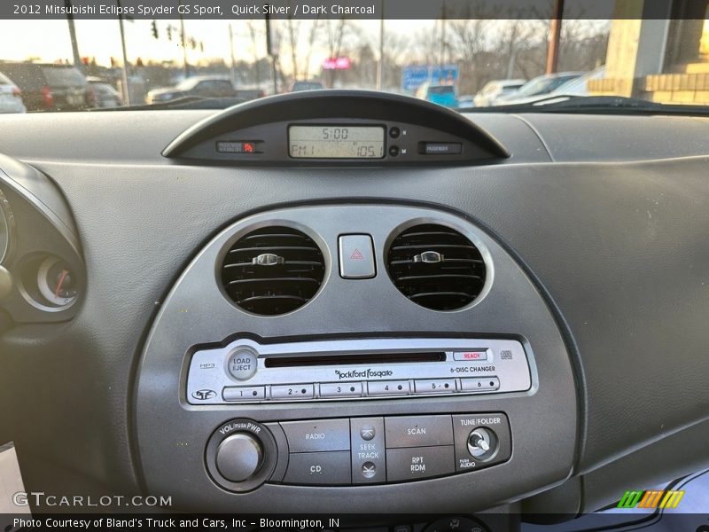 Quick Silver / Dark Charcoal 2012 Mitsubishi Eclipse Spyder GS Sport