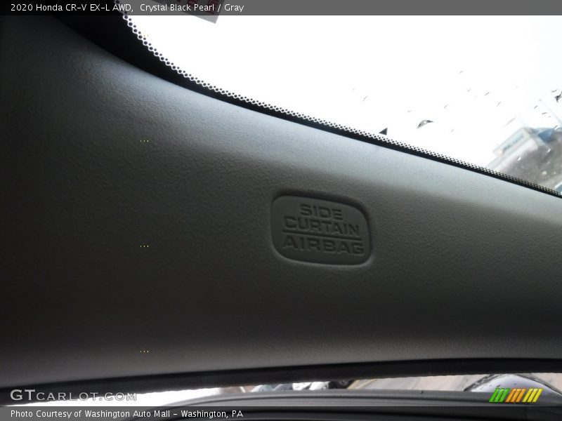 Crystal Black Pearl / Gray 2020 Honda CR-V EX-L AWD
