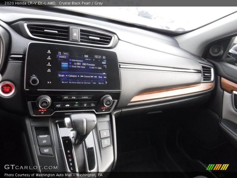 Crystal Black Pearl / Gray 2020 Honda CR-V EX-L AWD