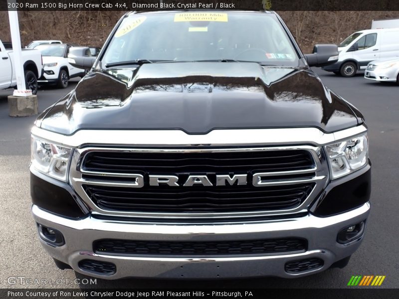 Diamond Black Crystal Pearl / Black 2020 Ram 1500 Big Horn Crew Cab 4x4
