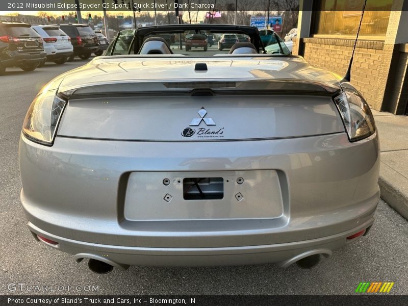 Quick Silver / Dark Charcoal 2012 Mitsubishi Eclipse Spyder GS Sport