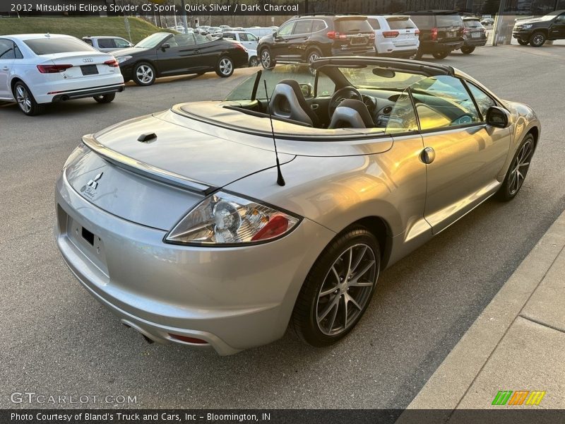 Quick Silver / Dark Charcoal 2012 Mitsubishi Eclipse Spyder GS Sport