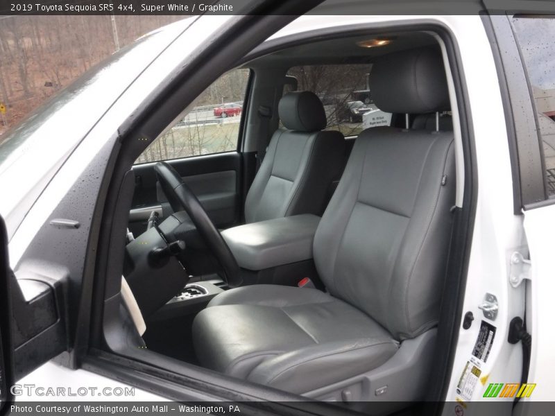 Super White / Graphite 2019 Toyota Sequoia SR5 4x4