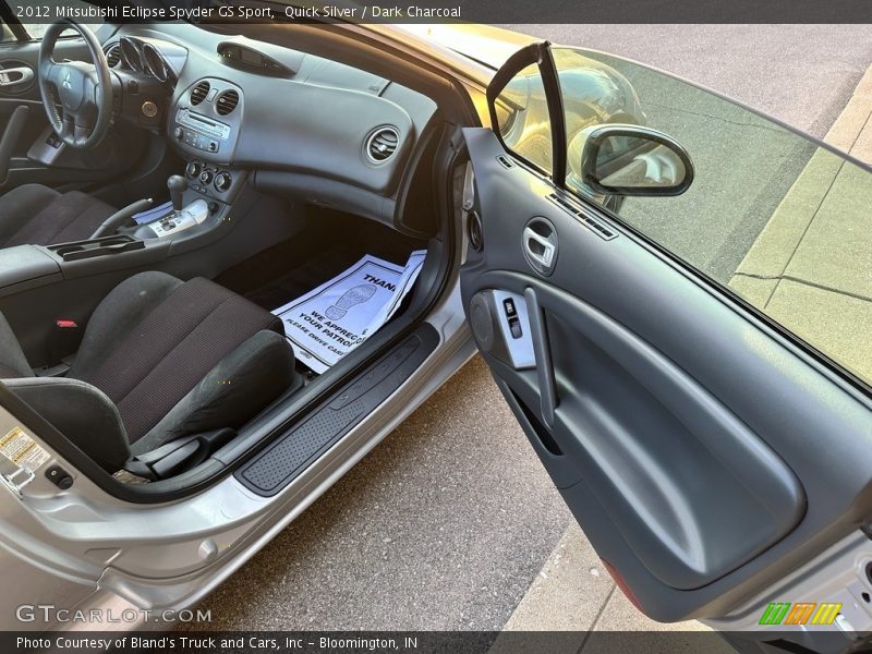 Quick Silver / Dark Charcoal 2012 Mitsubishi Eclipse Spyder GS Sport