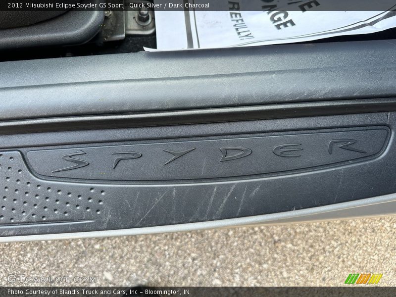 Quick Silver / Dark Charcoal 2012 Mitsubishi Eclipse Spyder GS Sport