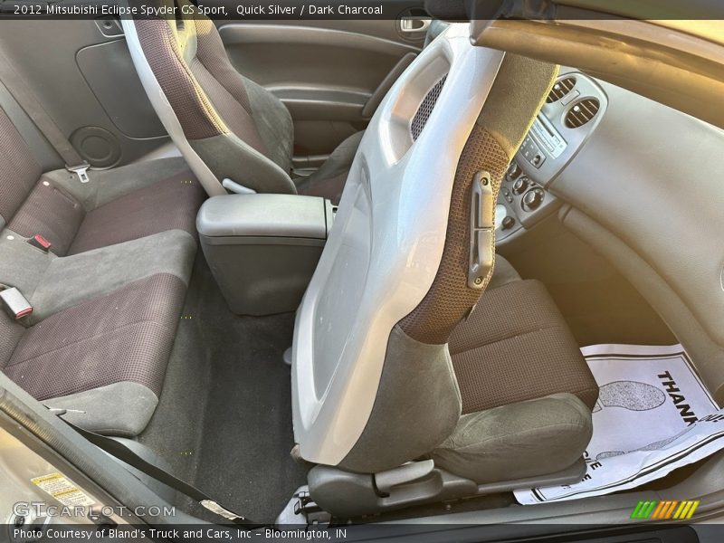 Quick Silver / Dark Charcoal 2012 Mitsubishi Eclipse Spyder GS Sport