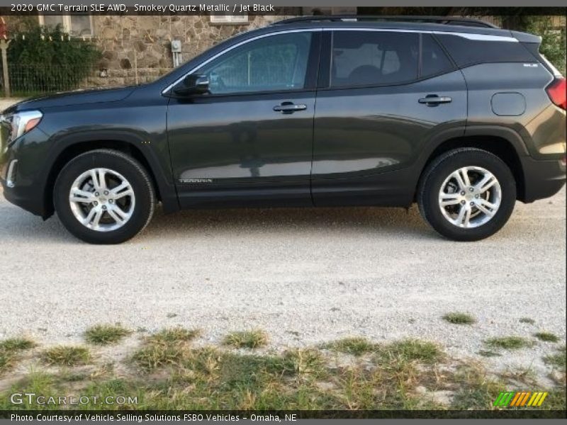 Smokey Quartz Metallic / Jet Black 2020 GMC Terrain SLE AWD