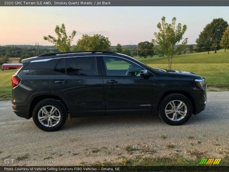 Smokey Quartz Metallic / Jet Black 2020 GMC Terrain SLE AWD