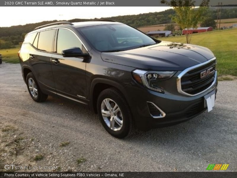 Smokey Quartz Metallic / Jet Black 2020 GMC Terrain SLE AWD
