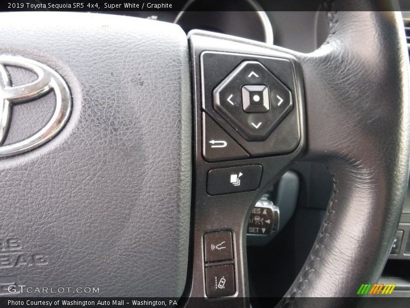Super White / Graphite 2019 Toyota Sequoia SR5 4x4