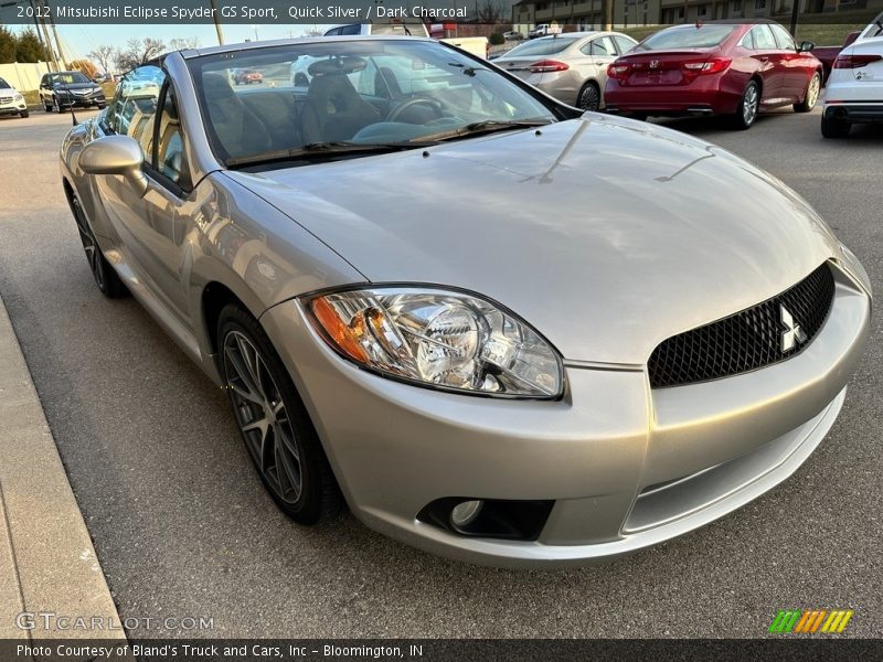 Quick Silver / Dark Charcoal 2012 Mitsubishi Eclipse Spyder GS Sport