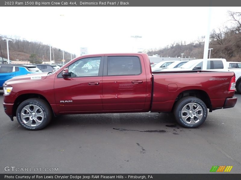  2023 1500 Big Horn Crew Cab 4x4 Delmonico Red Pearl