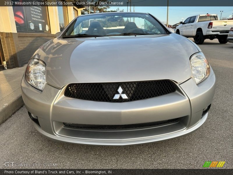 Quick Silver / Dark Charcoal 2012 Mitsubishi Eclipse Spyder GS Sport