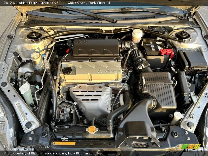 Quick Silver / Dark Charcoal 2012 Mitsubishi Eclipse Spyder GS Sport