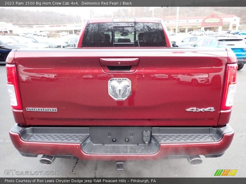 Delmonico Red Pearl / Black 2023 Ram 1500 Big Horn Crew Cab 4x4
