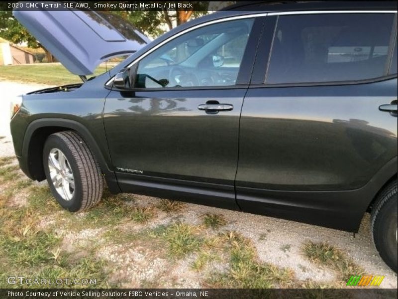 Smokey Quartz Metallic / Jet Black 2020 GMC Terrain SLE AWD