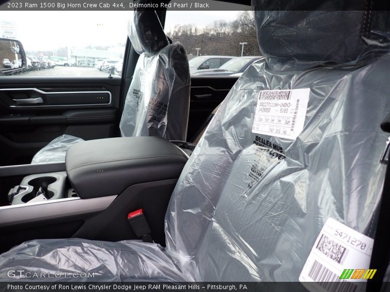 Delmonico Red Pearl / Black 2023 Ram 1500 Big Horn Crew Cab 4x4