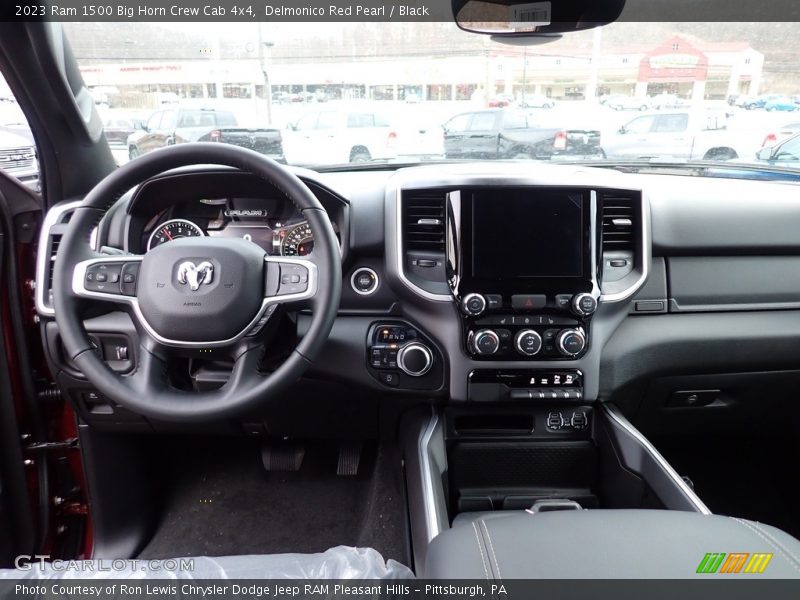 Dashboard of 2023 1500 Big Horn Crew Cab 4x4