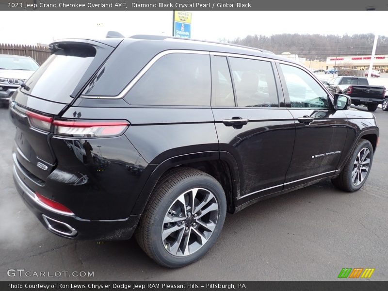 Diamond Black Crystal Pearl / Global Black 2023 Jeep Grand Cherokee Overland 4XE