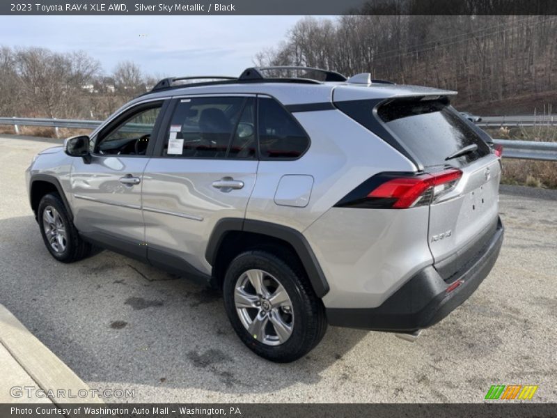 Silver Sky Metallic / Black 2023 Toyota RAV4 XLE AWD