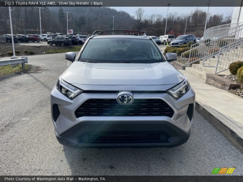 Silver Sky Metallic / Black 2023 Toyota RAV4 XLE AWD