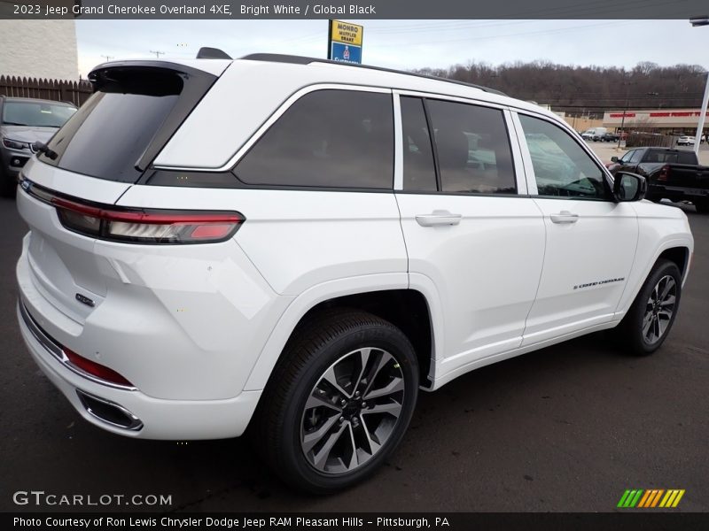 Bright White / Global Black 2023 Jeep Grand Cherokee Overland 4XE
