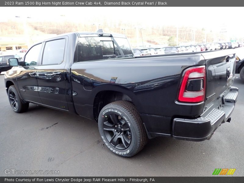 Diamond Black Crystal Pearl / Black 2023 Ram 1500 Big Horn Night Edition Crew Cab 4x4