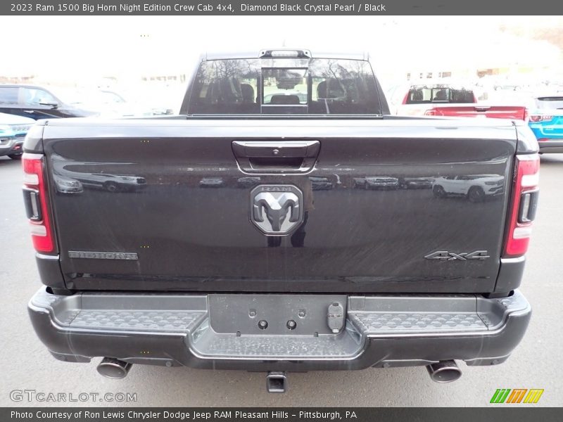 Diamond Black Crystal Pearl / Black 2023 Ram 1500 Big Horn Night Edition Crew Cab 4x4