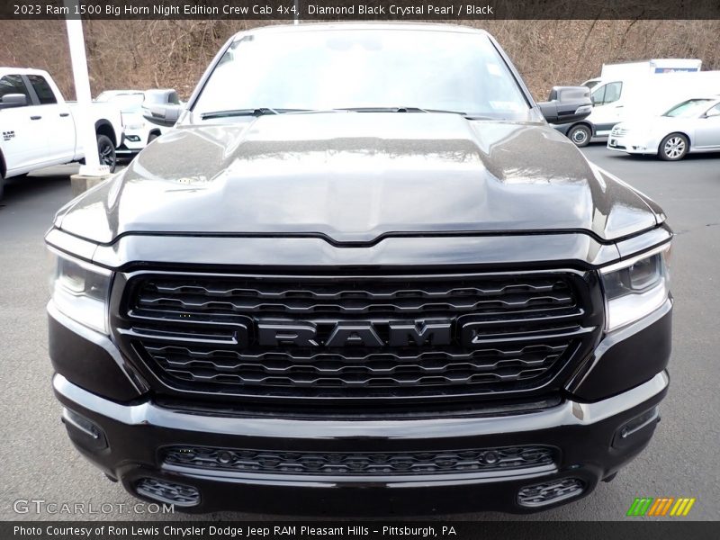  2023 1500 Big Horn Night Edition Crew Cab 4x4 Diamond Black Crystal Pearl