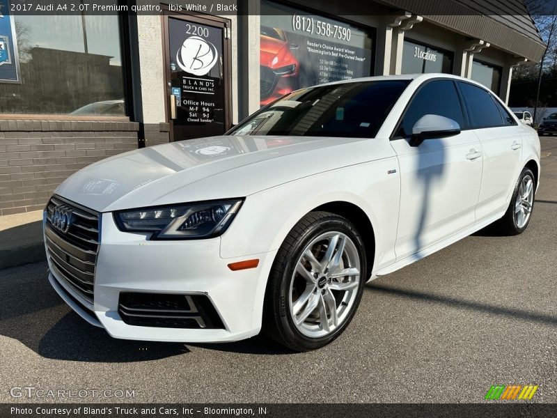 Ibis White / Black 2017 Audi A4 2.0T Premium quattro