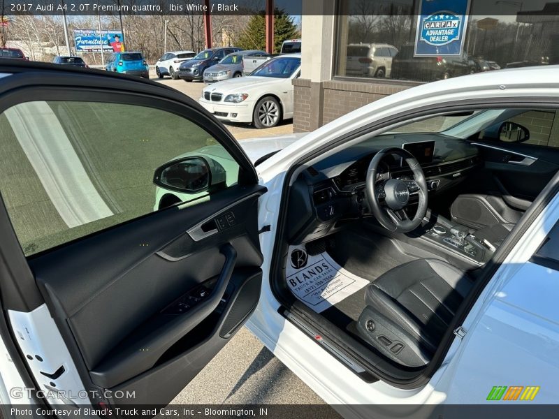 Ibis White / Black 2017 Audi A4 2.0T Premium quattro