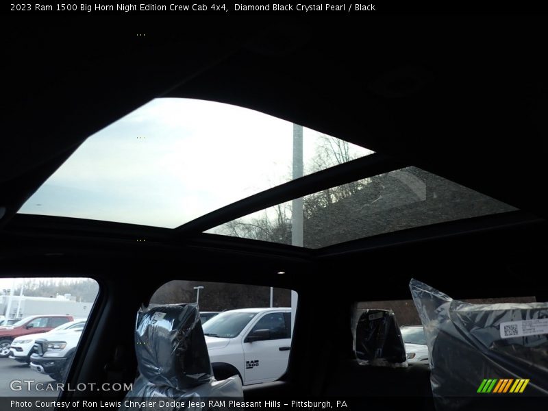 Sunroof of 2023 1500 Big Horn Night Edition Crew Cab 4x4
