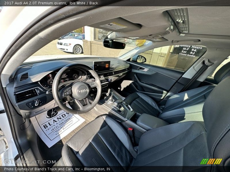 Ibis White / Black 2017 Audi A4 2.0T Premium quattro
