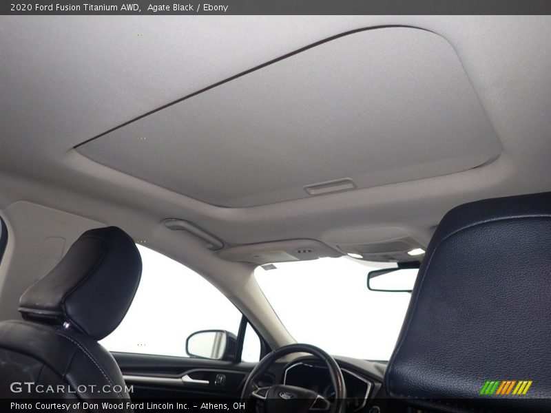 Agate Black / Ebony 2020 Ford Fusion Titanium AWD