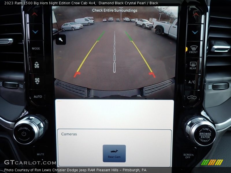 Diamond Black Crystal Pearl / Black 2023 Ram 1500 Big Horn Night Edition Crew Cab 4x4