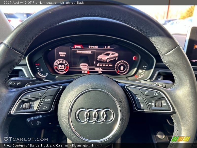 Ibis White / Black 2017 Audi A4 2.0T Premium quattro