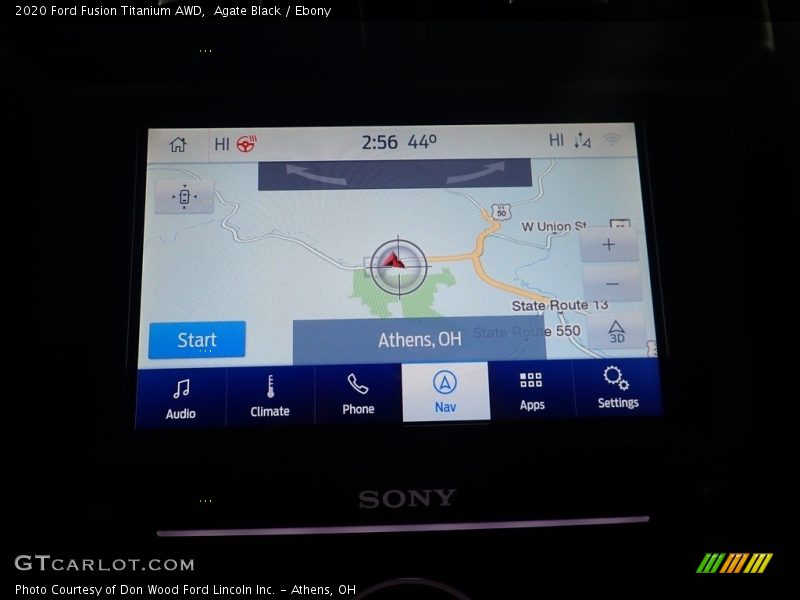 Agate Black / Ebony 2020 Ford Fusion Titanium AWD