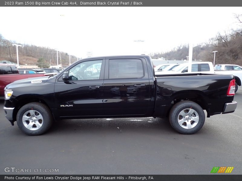  2023 1500 Big Horn Crew Cab 4x4 Diamond Black Crystal Pearl