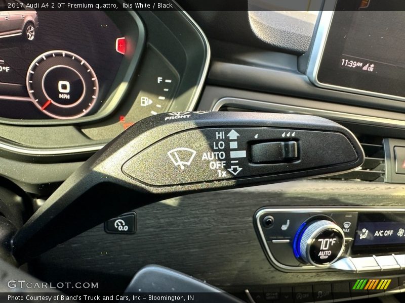 Ibis White / Black 2017 Audi A4 2.0T Premium quattro